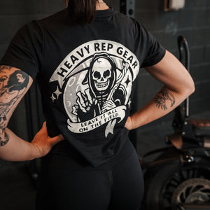 Reaper Boxy T-Shirt in Black