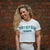Training Boxy T-Shirt in White / Teal
