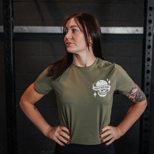 Reaper Boxy T-Shirt in Olive