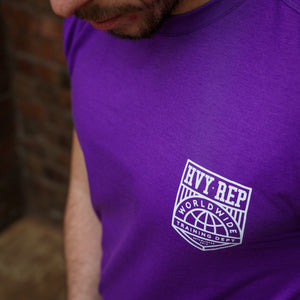 Worldwide T-Shirt in Violet