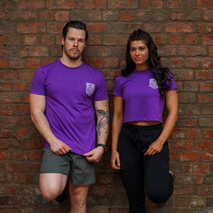 Worldwide Boxy T-Shirt in Violet