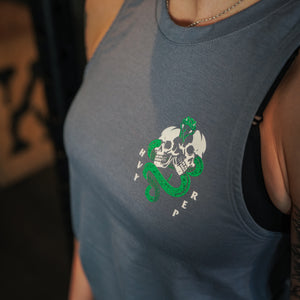 Death Before Dishonour Muscle Tank in Cadet Grey