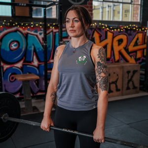 Death Before Dishonour Muscle Tank in Cadet Grey