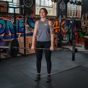 Death Before Dishonour Muscle Tank in Cadet Grey