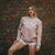 HVY REP GBR Crew Sweatshirt in Dusky Pink