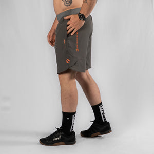 MotionForce 3.0 Charcoal / Orange 10" Training Shorts