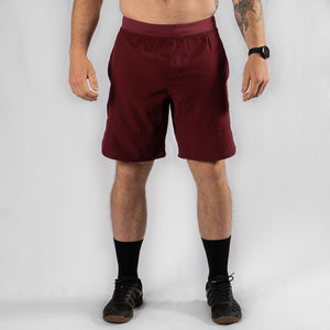 MotionForce 3.0 Maroon / White 10" Training Shorts