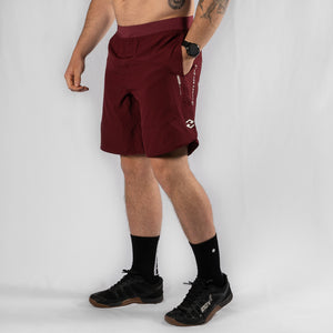 MotionForce 3.0 Maroon / White 10" Training Shorts