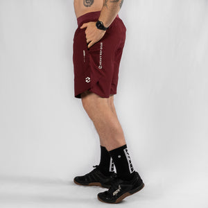 MotionForce 3.0 Maroon / White 10" Training Shorts