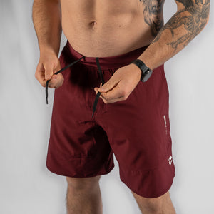 MotionForce 3.0 Maroon / White 10" Training Shorts