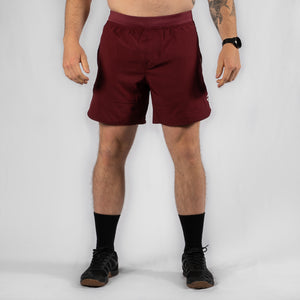 MotionForce 3.0 Maroon / White 8" Training Shorts