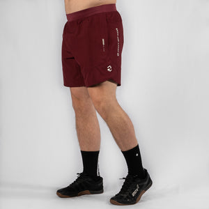 MotionForce 3.0 Maroon / White 8" Training Shorts