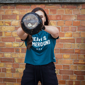 Numero Uno Boxy T-Shirt in Teal