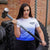 Fade Away Boxy T-Shirt in Blue