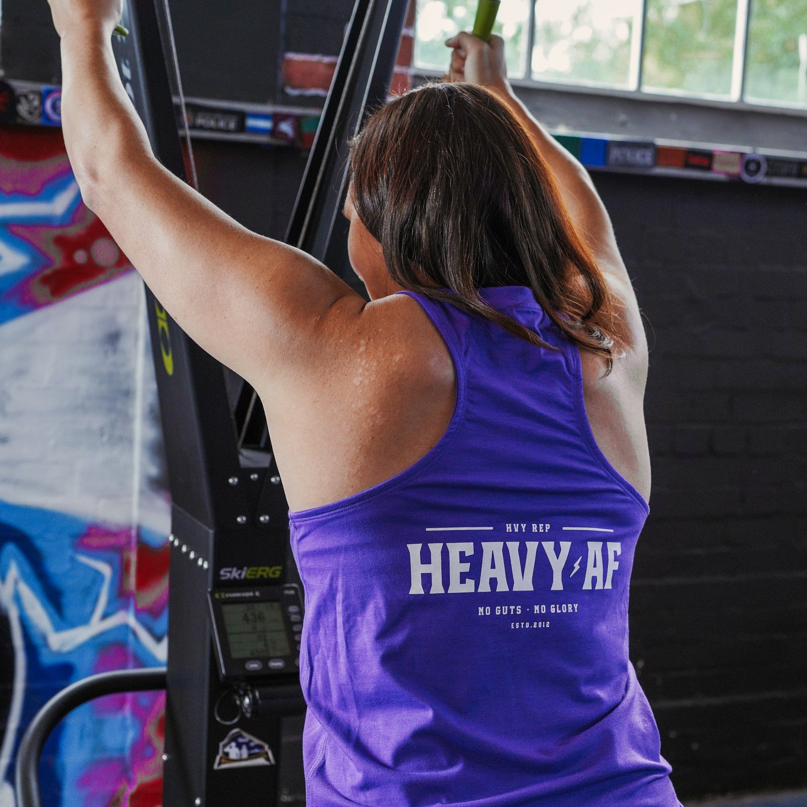 Heavy AF Muscle Tank in Violet