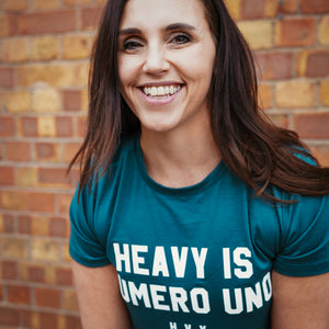 Numero Uno Boxy T-Shirt in Teal