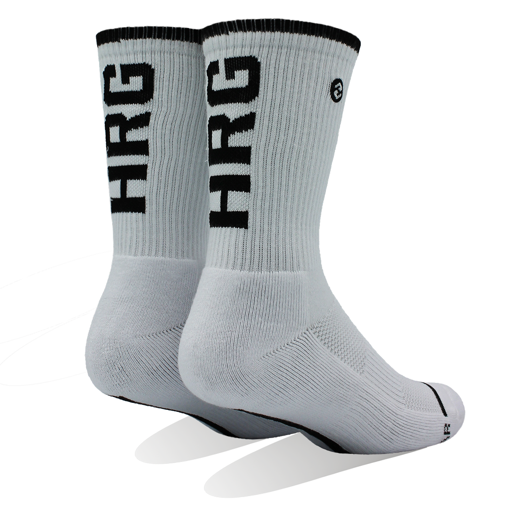 HRG White Classic Crew Sock