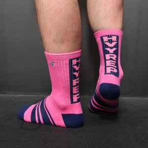 Vertigo HVY REP Kiss Pink / Navy Sock