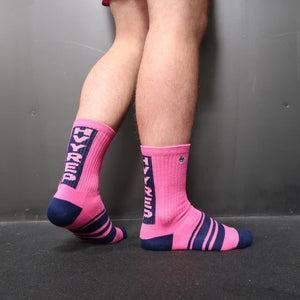 Vertigo HVY REP Kiss Pink / Navy Sock