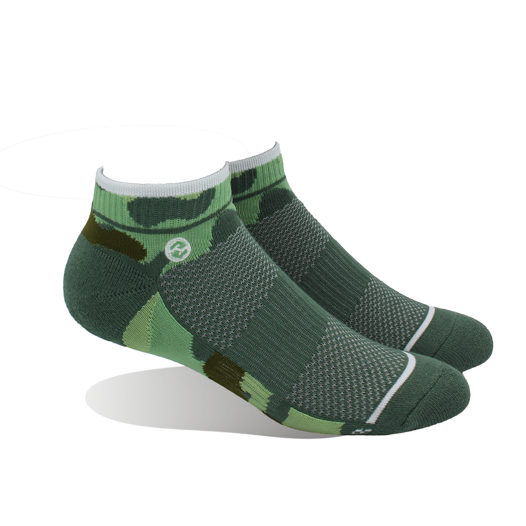 Olive Camo Ankle Sock